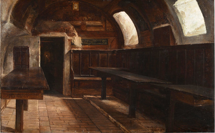 Réfectoire des prisons de San Francisco à Assise - Blas Benlliure y Gil