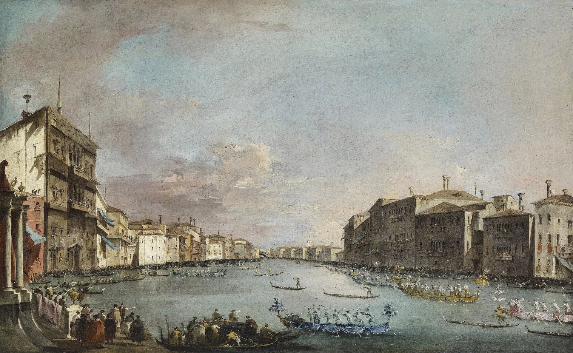 Régate à Venise - Francesco Guardi image 1 reproduction réalisée par Alpha Reproduction