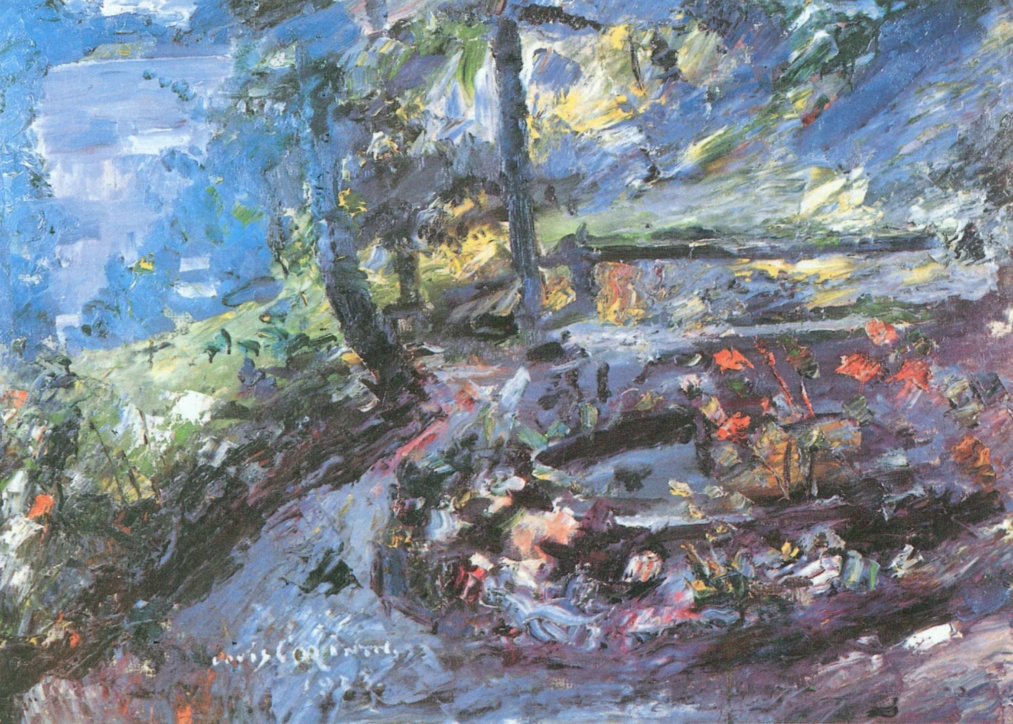 Regenstimmung am Walchensee - Lovis Corinth image 1 reproduction d’œuvre d’art à l’huile