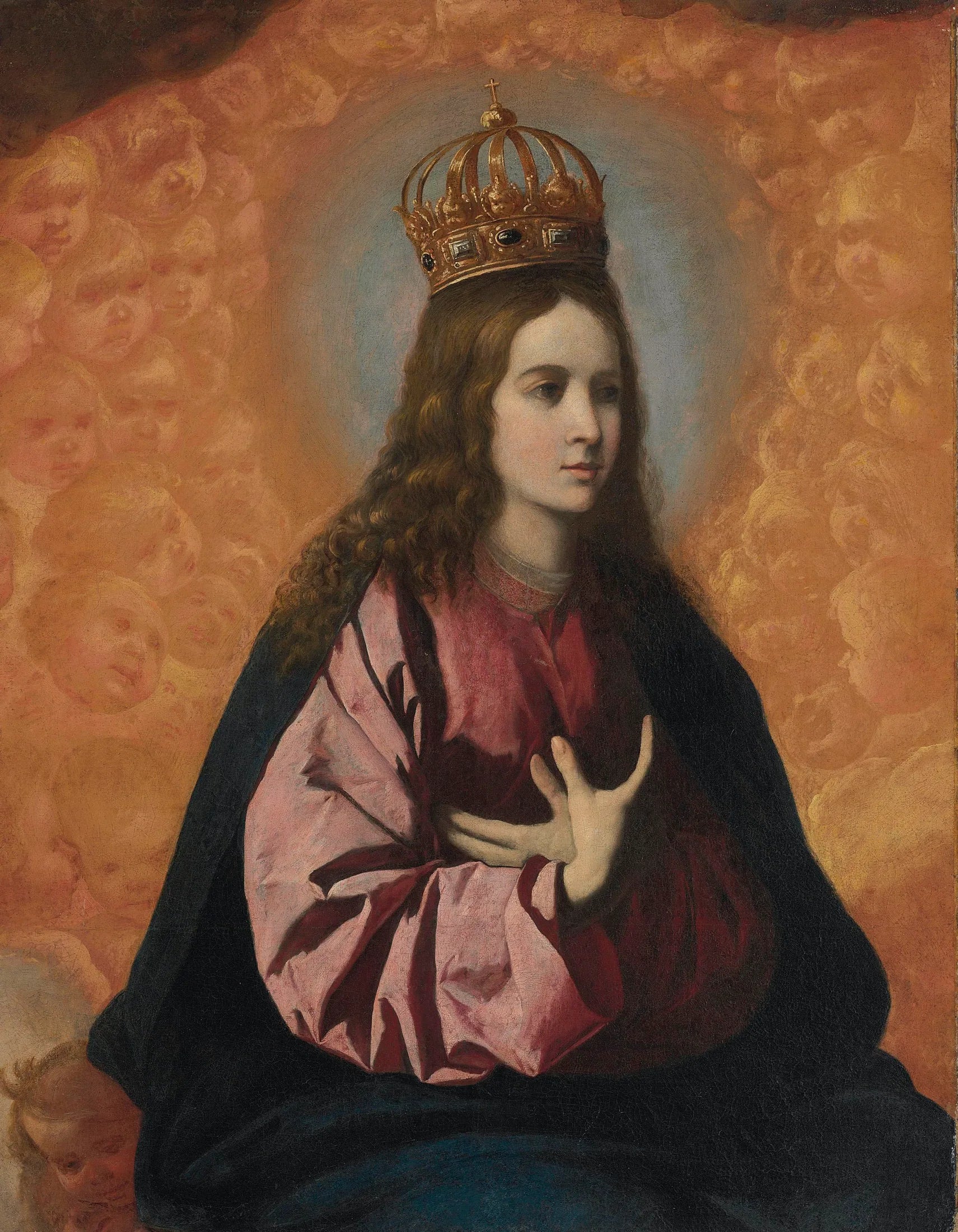 Regina Angelorum - Francisco de Zurbarán image 1 tableau peint à l’huile sur toile
