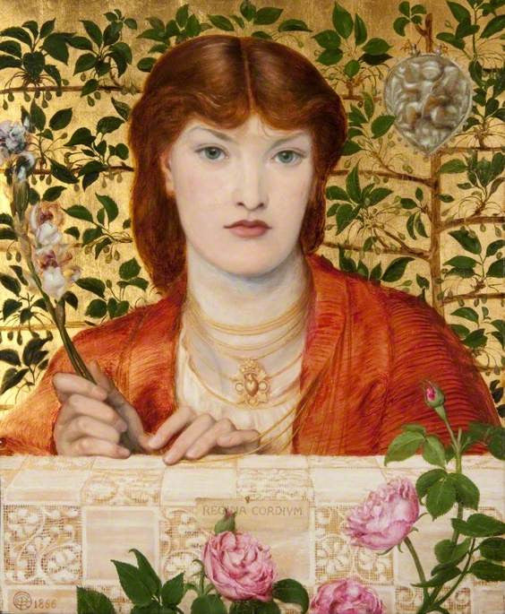 Regina Cordium - Dante Gabriel Rossetti image 1 reproduction artisanale de tableau
