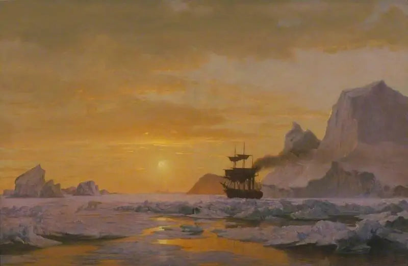 régions arctiques - William Bradford image 1 reproduction de peinture à l’huile