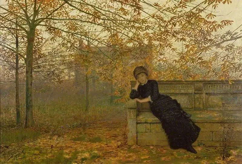 Regrets d'automne - John Atkinson Grimshaw image 1 reproduction artisanale de tableau