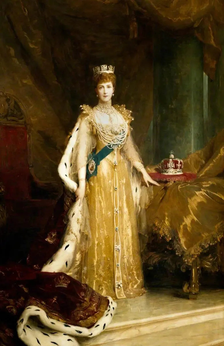 Reine Alexandra du Danemark (1844–1925) - Luke Fildes image 1 tableau peint à l’huile sur toile