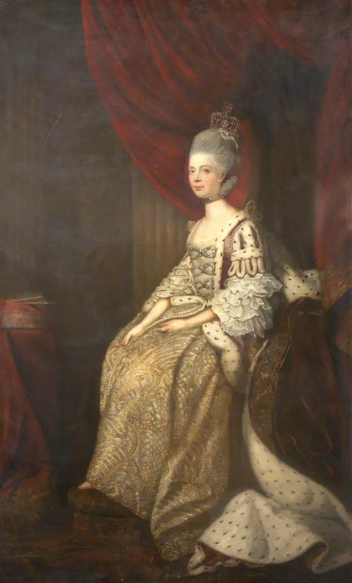 Reine Charlotte (1744–1818), reine consort de George III - Joshua Reynolds image 1 copie de tableau peinte à la main