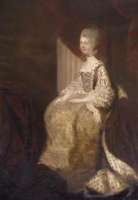 Reine Charlotte (1744–1818), épouse de George III - Joshua Reynolds image 1 reproduction artisanale de tableau