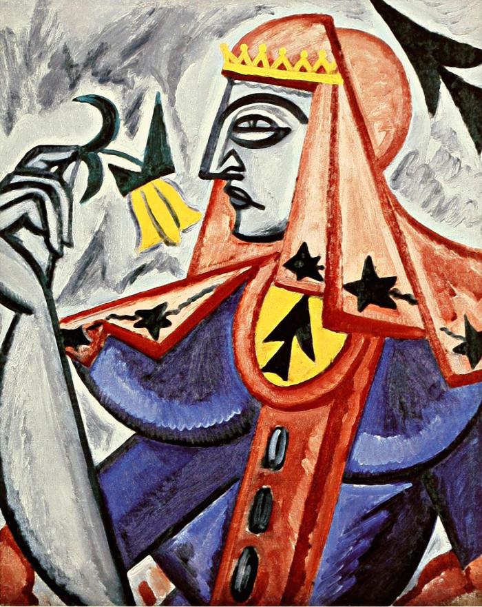 Reine de pique - Olga Rozanova image 1 tableau peint à l’huile sur toile