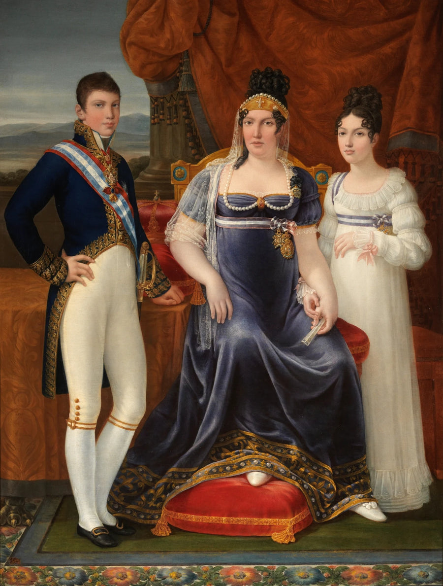 La reine d'Étrurie et ses enfants - José Aparicio