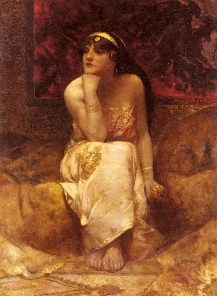 Reine Hérodiade - Jean-Joseph Benjamin-Constant image 1 copie peinte à la main à l’huile