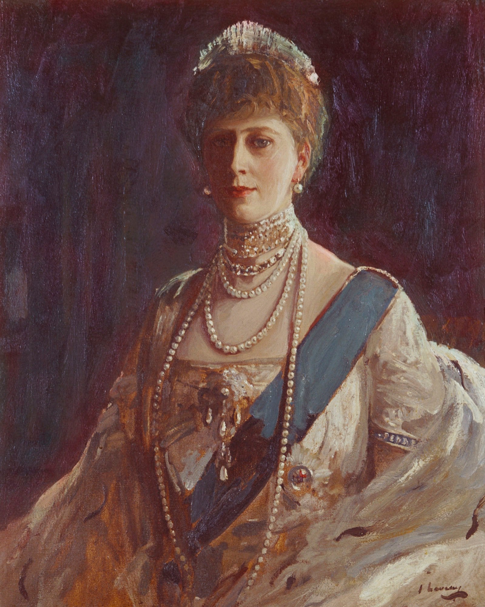 Reine Mary (1867-1953) - John Lavery image 1 reproduction artisanale de tableau