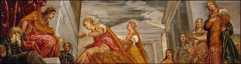 La reine de Saba et Salomon - Le Tintoret