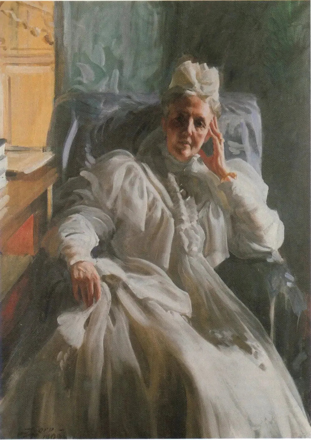 Reine Sophie - Anders Zorn image 1 copie peinte à la main à l’huile