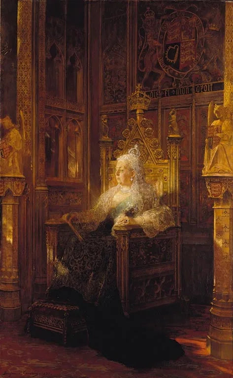 Reine Victoria (1899) - Jean-Joseph Benjamin-Constant image 1 reproduction réalisée par Alpha Reproduction