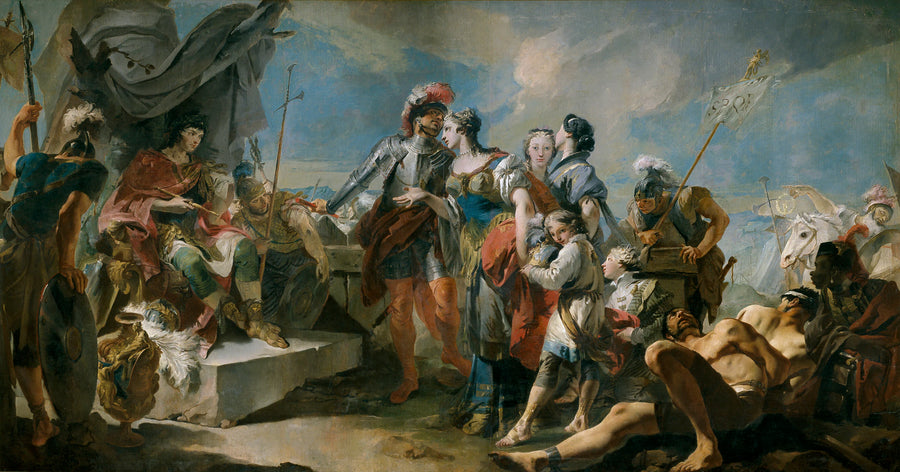 La Reine Zénobie devant l'Empereur Aurélien - Giambattista Tiepolo