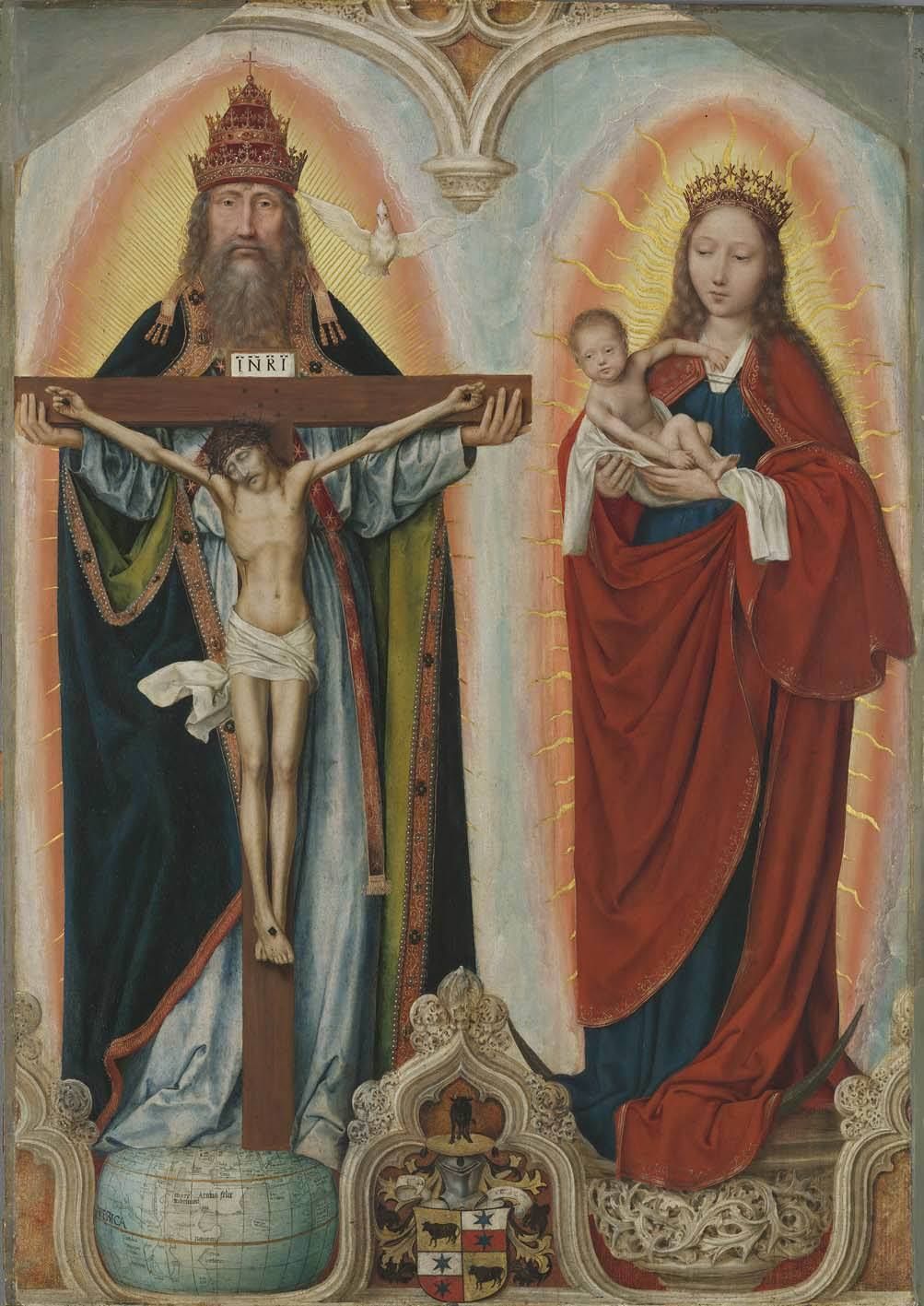 Rem-Altar: Maria mit Kind - Quentin Metsys image 1 copie peinte à la main à l’huile