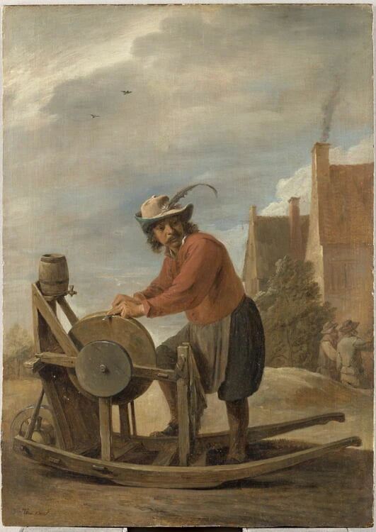 Le Rémouleur - David II Teniers