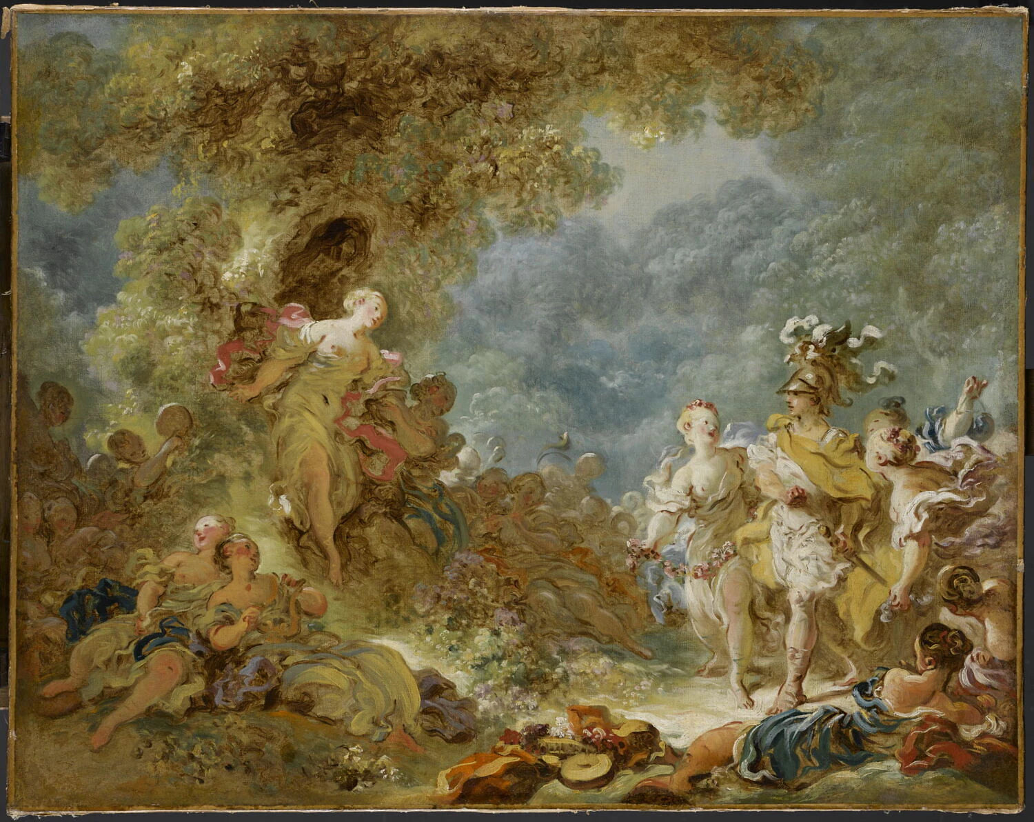 Renaud dans les jardins d'Armide, dit aussi Renaud entre dans la forêt enchantée - Jean-Honoré Fragonard