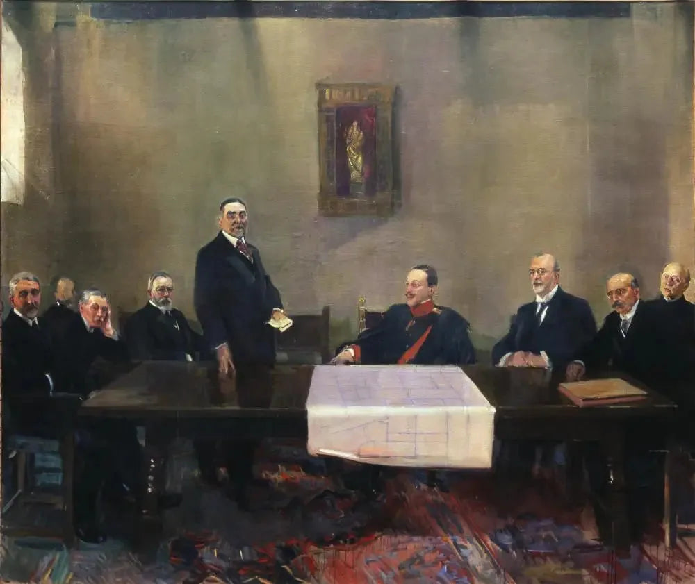 Rencontre du Patronato de la Casa-Museo de El Greco, Tolède - Joaquín Sorolla image 1 copie de tableau peinte à la main