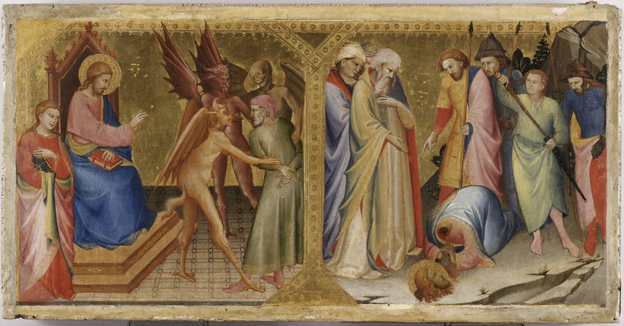 La Rencontre entre saint Jacques le Majeur et Hermogène, et le martyre de saint Jacques le Majeur - Lorenzo degli Angeli Lorenzo Monaco