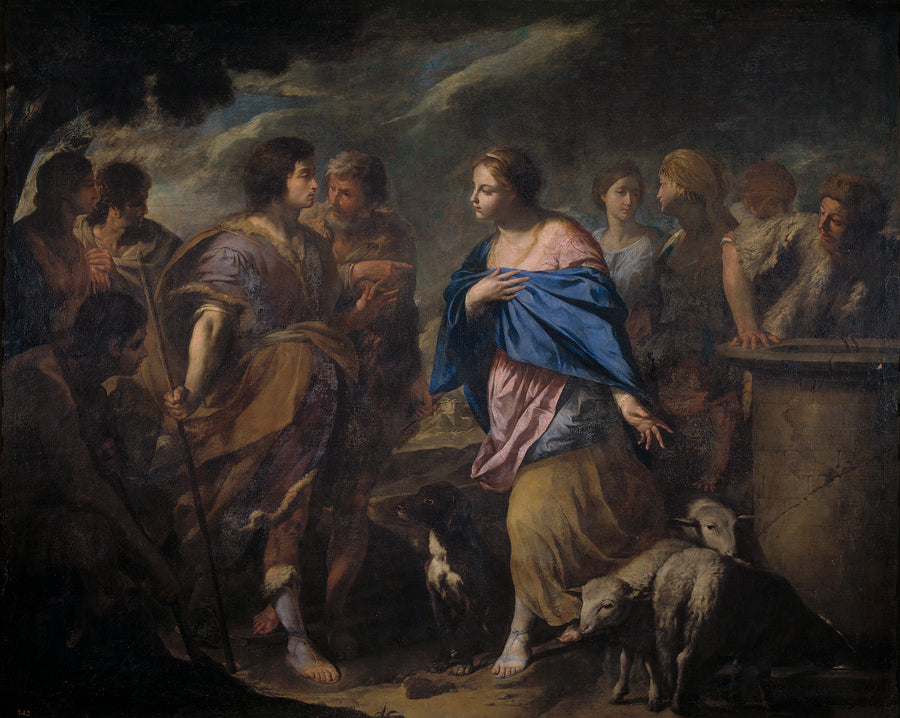 Rencontre d'Isaac et Rebecca - Andrea Vaccaro