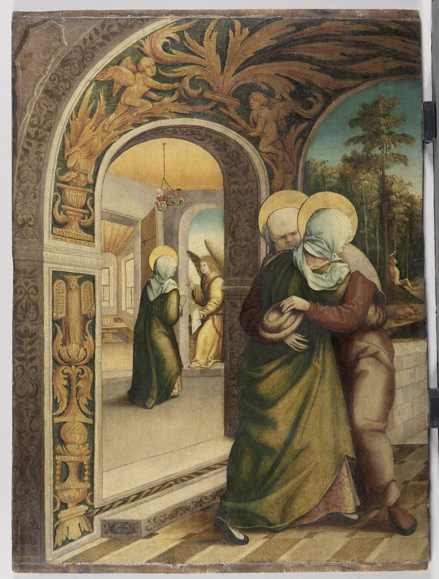 La rencontre à la Porte Dorée (Anne et Joachim) - Wilhelm Ziegler