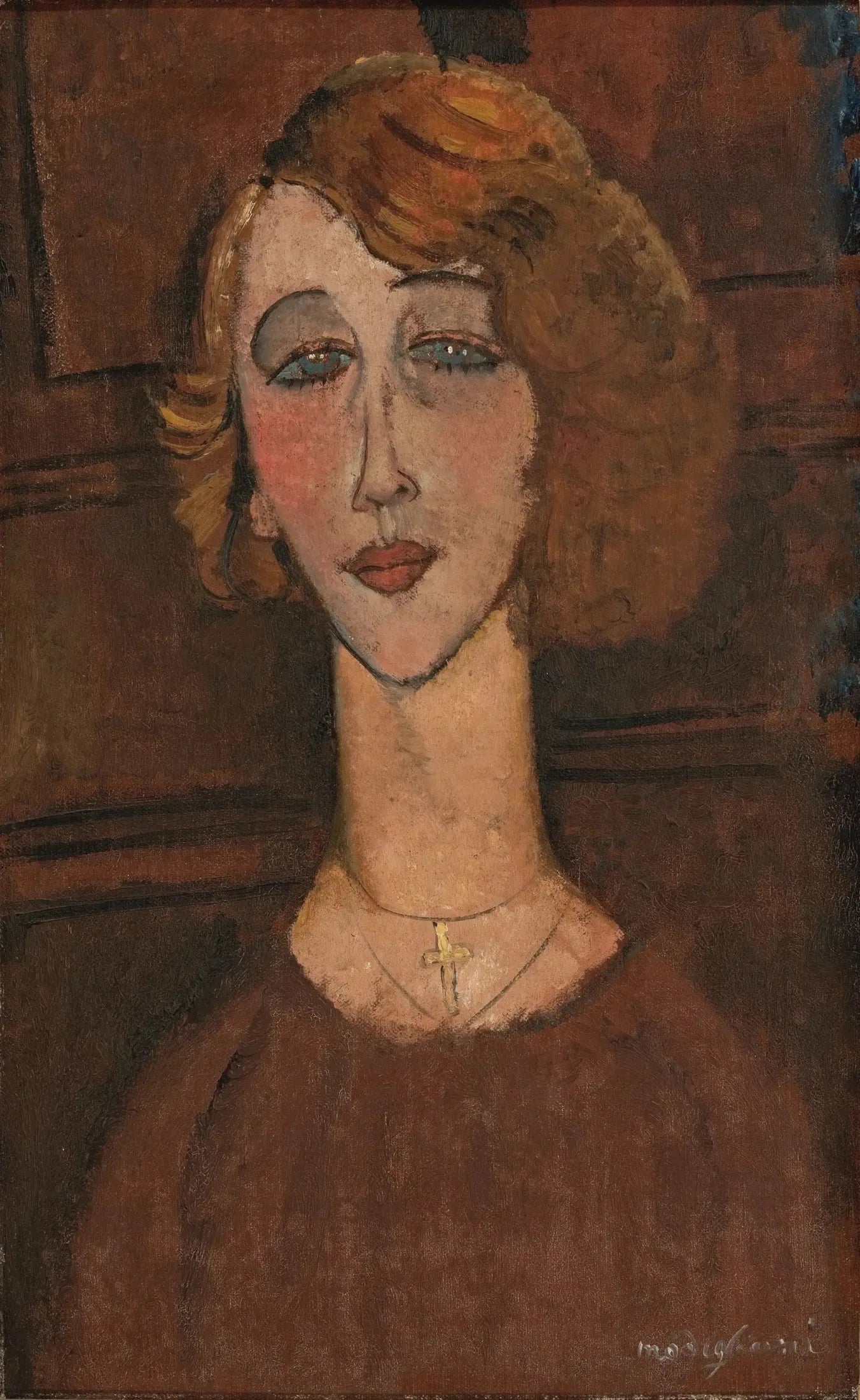 Renée - Amedeo Modigliani image 1 tableau peint à l’huile sur toile