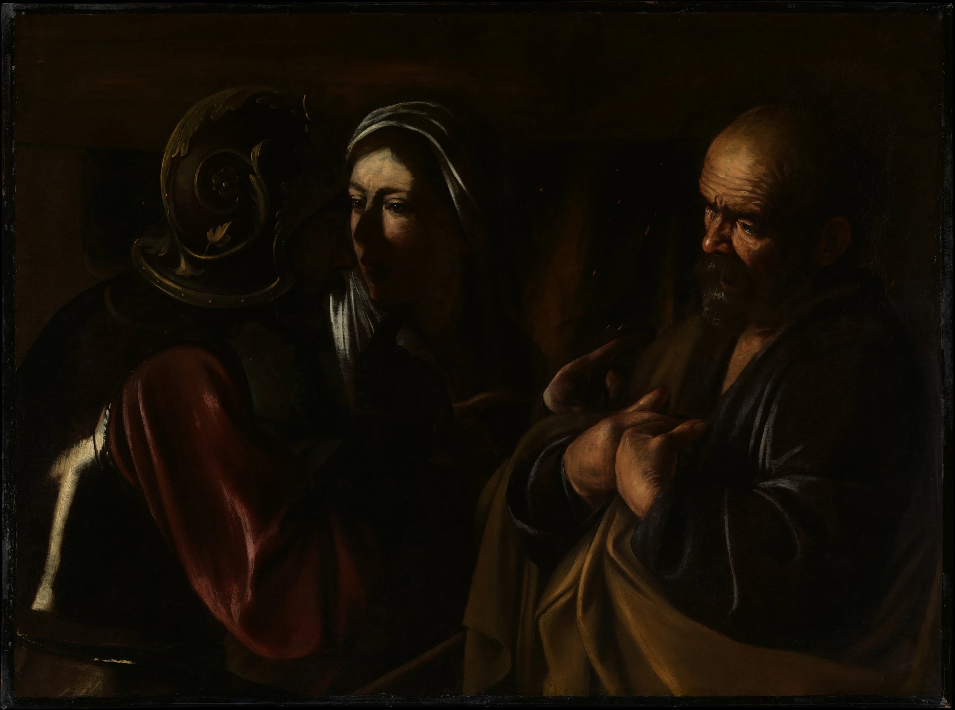 Le Reniement de saint Pierre - Caravaggio (Michelangelo Merisi)