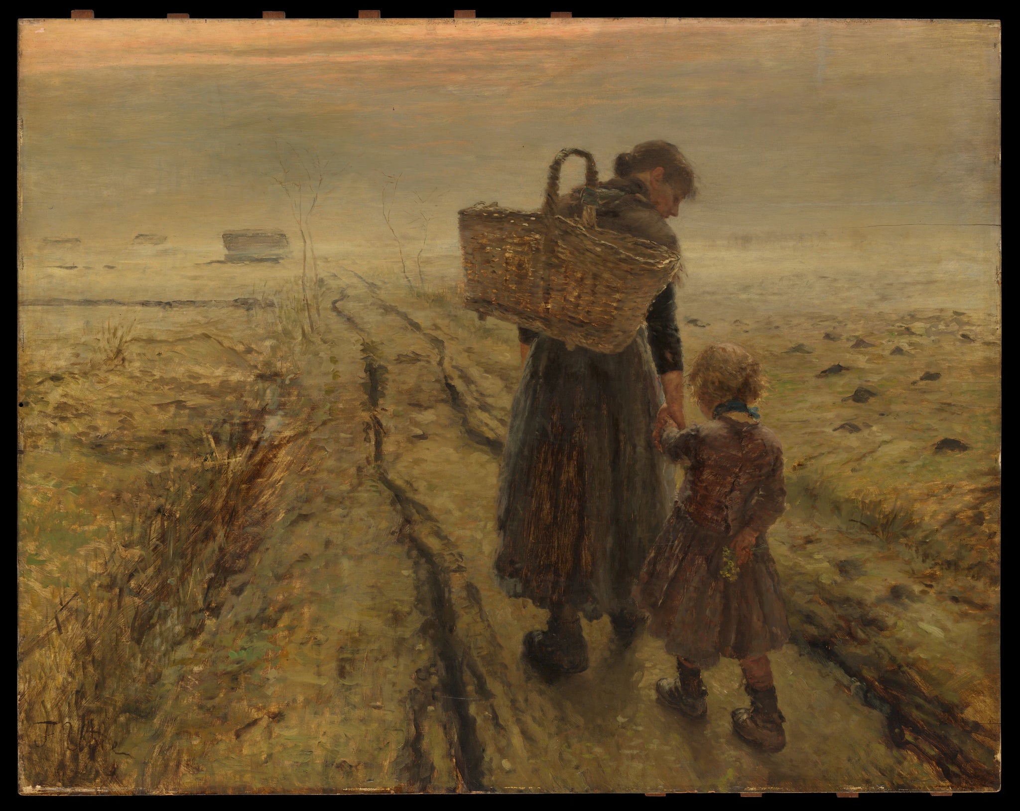 Rentrer à la maison - Fritz von Uhde
