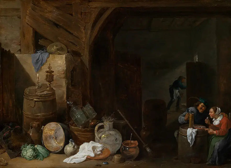 Repas dans la grange - David Teniers le Jeune