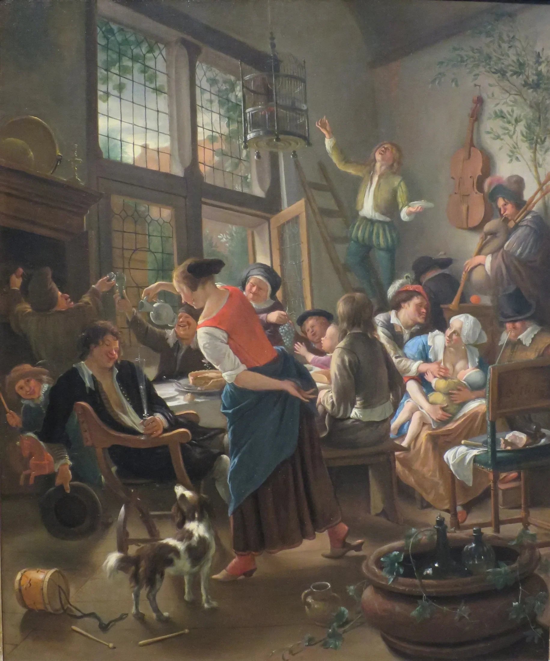 Repas de Famille - Jan Steen image 1 tableau peint à l’huile sur toile