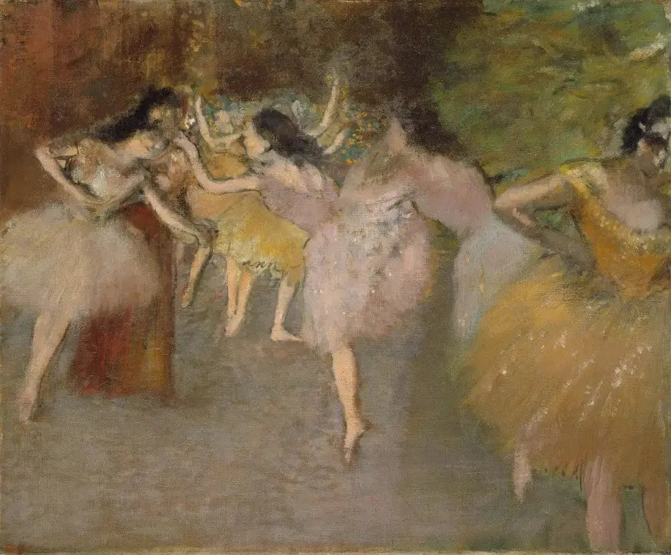 Répétition avant le ballet - Edgar Degas image 1 tableau peint à l’huile sur toile