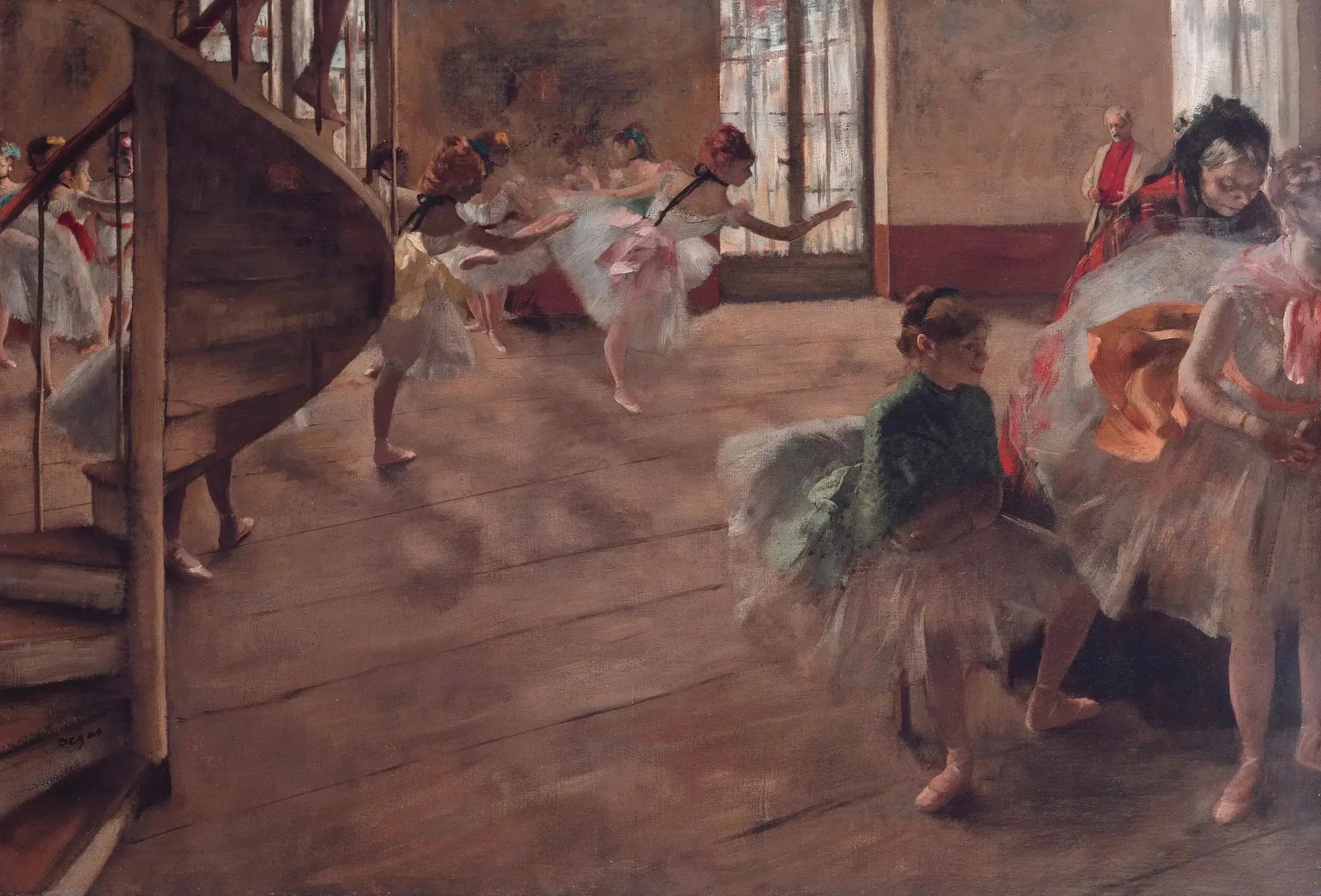 Répétition de ballet - Edgar Degas image 1 reproduction de peinture à l’huile