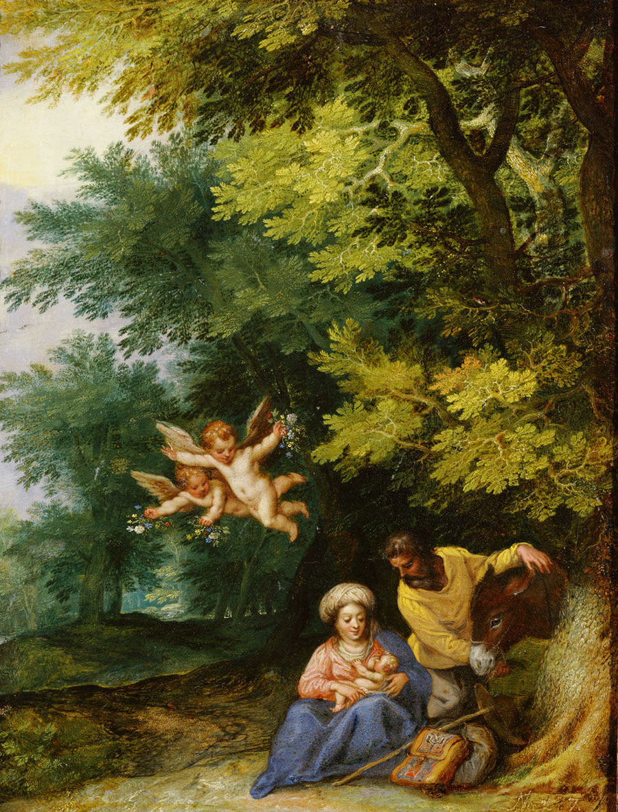 Reposez-vous pendant le vol vers l'Égypte - Jan Brueghel l'Ancien