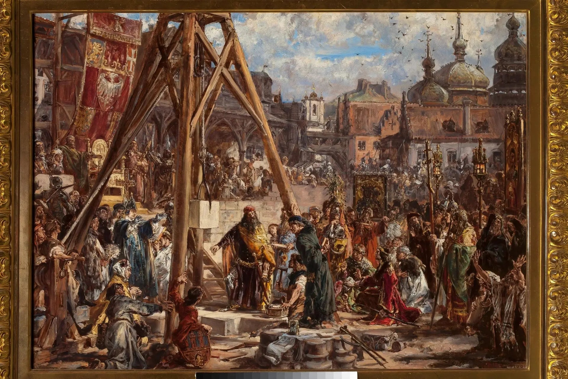 Reprise de la Russie. Richesse et éducation, 1366 apr. J.-C., série « Histoire de la civilisation en Pologne » - Jan Matejko image 1 reproduction de peinture à l’huile