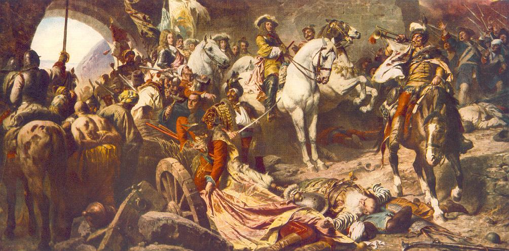 Reprise du château de Buda en 1686 - Gyula Benczúr image 1 copie de tableau peinte à la main