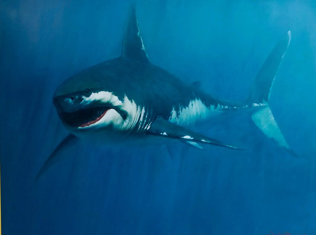 Requin | 150 x 200 cm image 1 copie de tableau peinte à la main