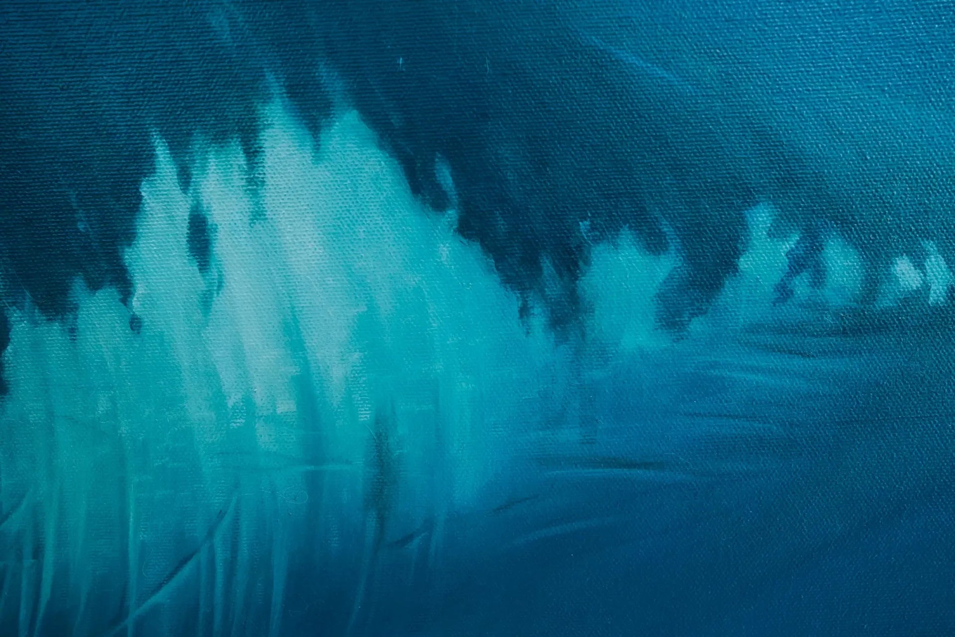 Requin | 150 x 200 cm image 4 copie peinte à la main à l’huile