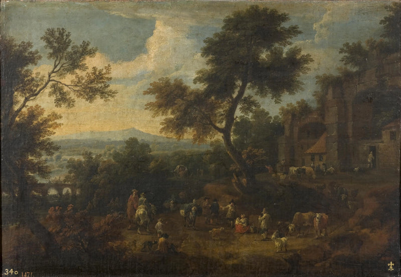 Reste sur la route - Adriaen Frans Boudewyns