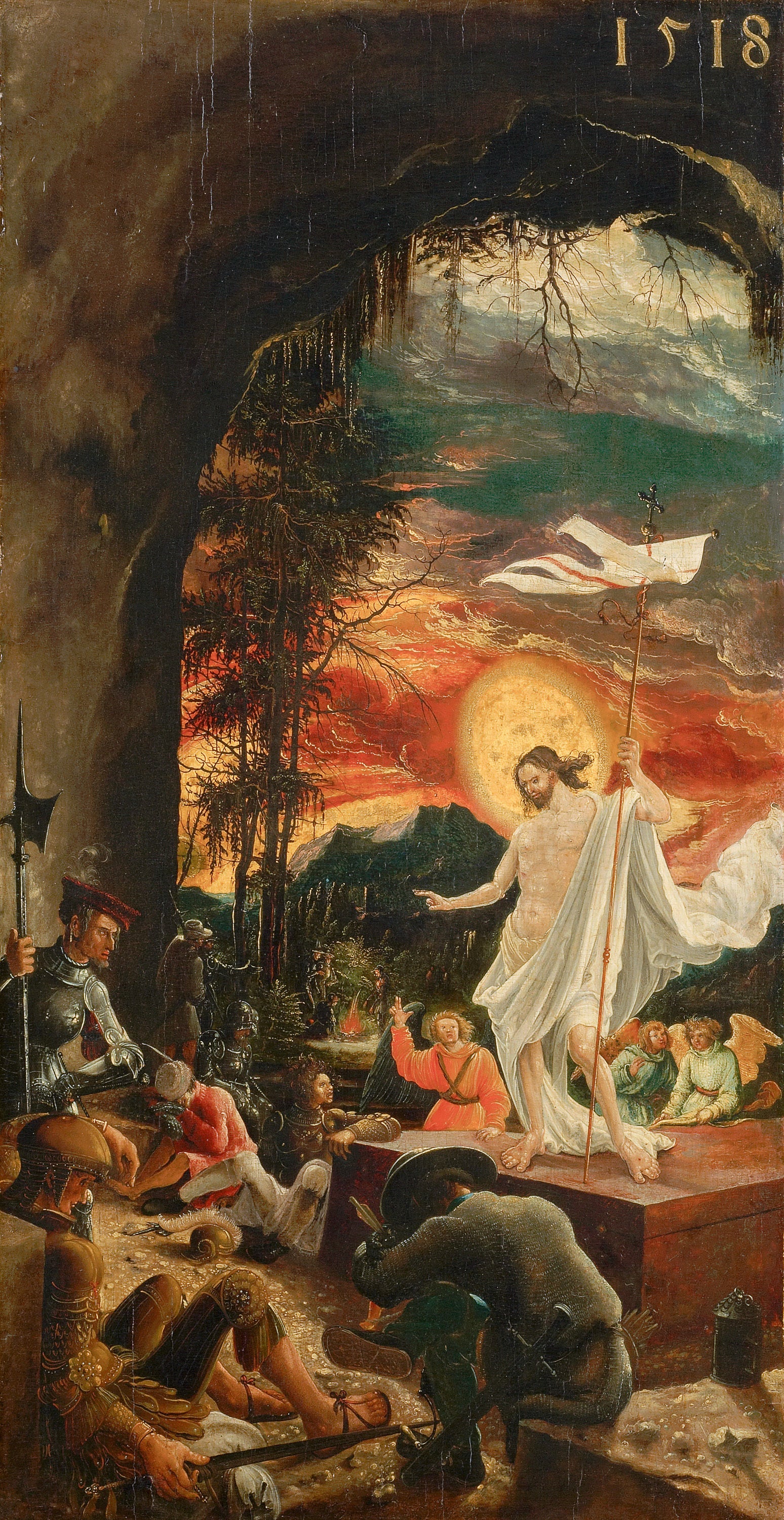 Résurrection de Jésus - Albrecht Altdorfer image 1 reproduction artisanale de tableau