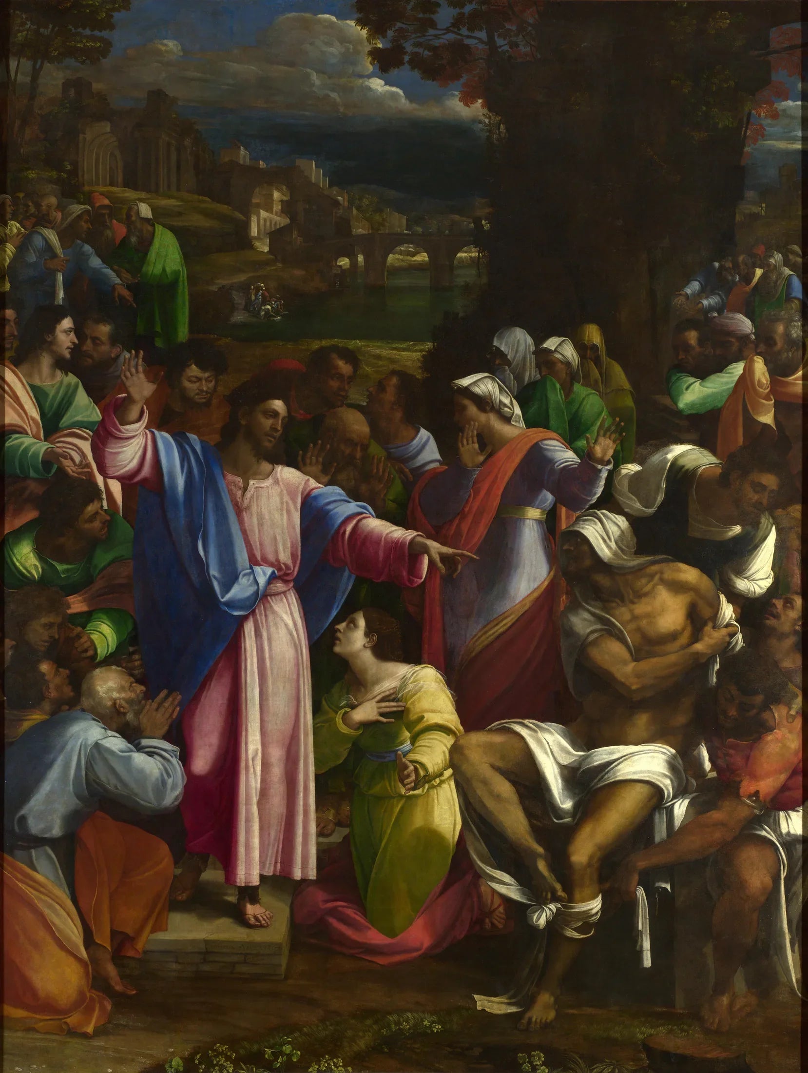Résurrection de Lazare - Sebastiano del Piombo image 1 reproduction de peinture à l’huile