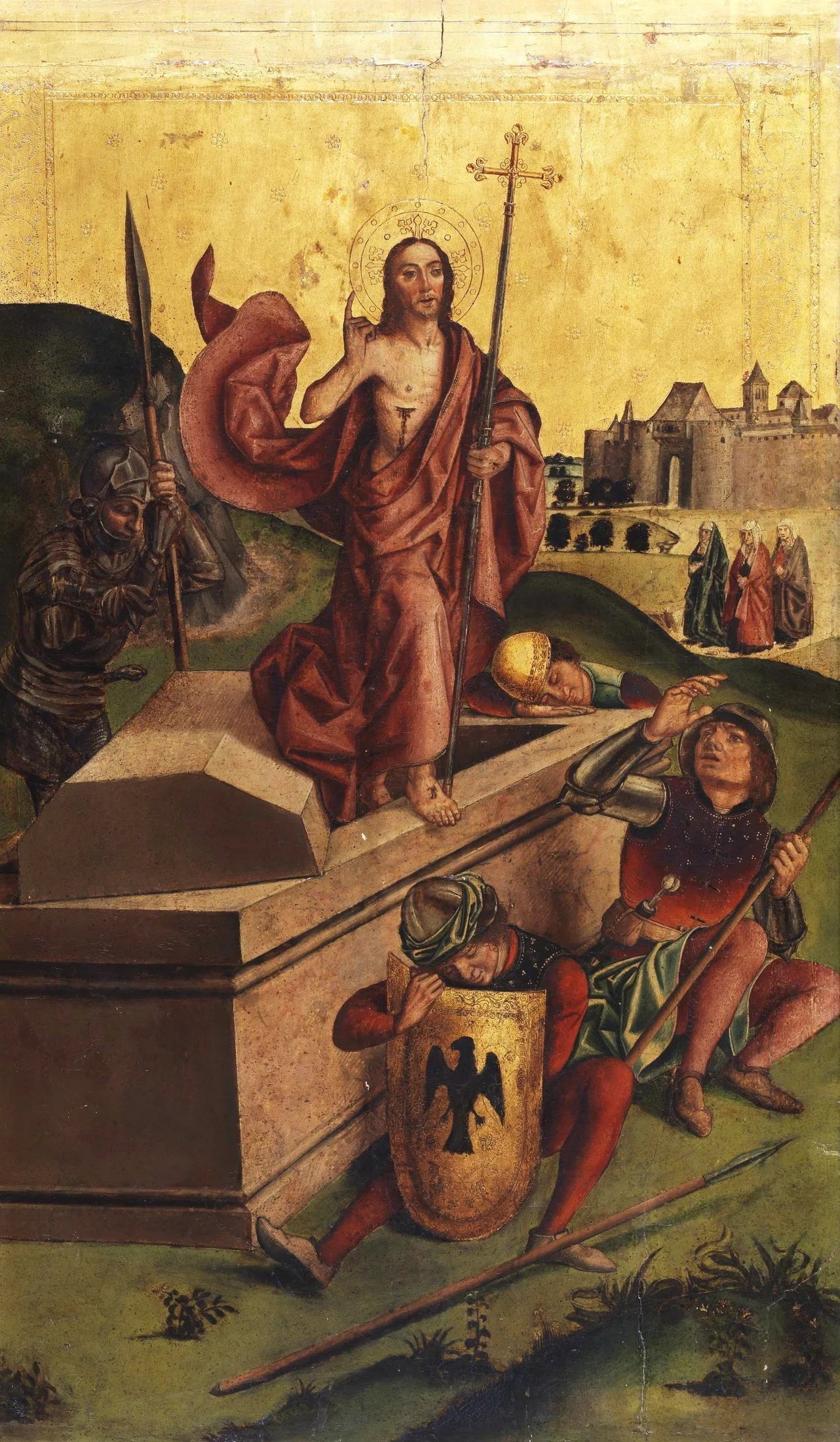 Résurrection du Christ - Pedro Berruguete image 1 tableau peint à l’huile sur toile