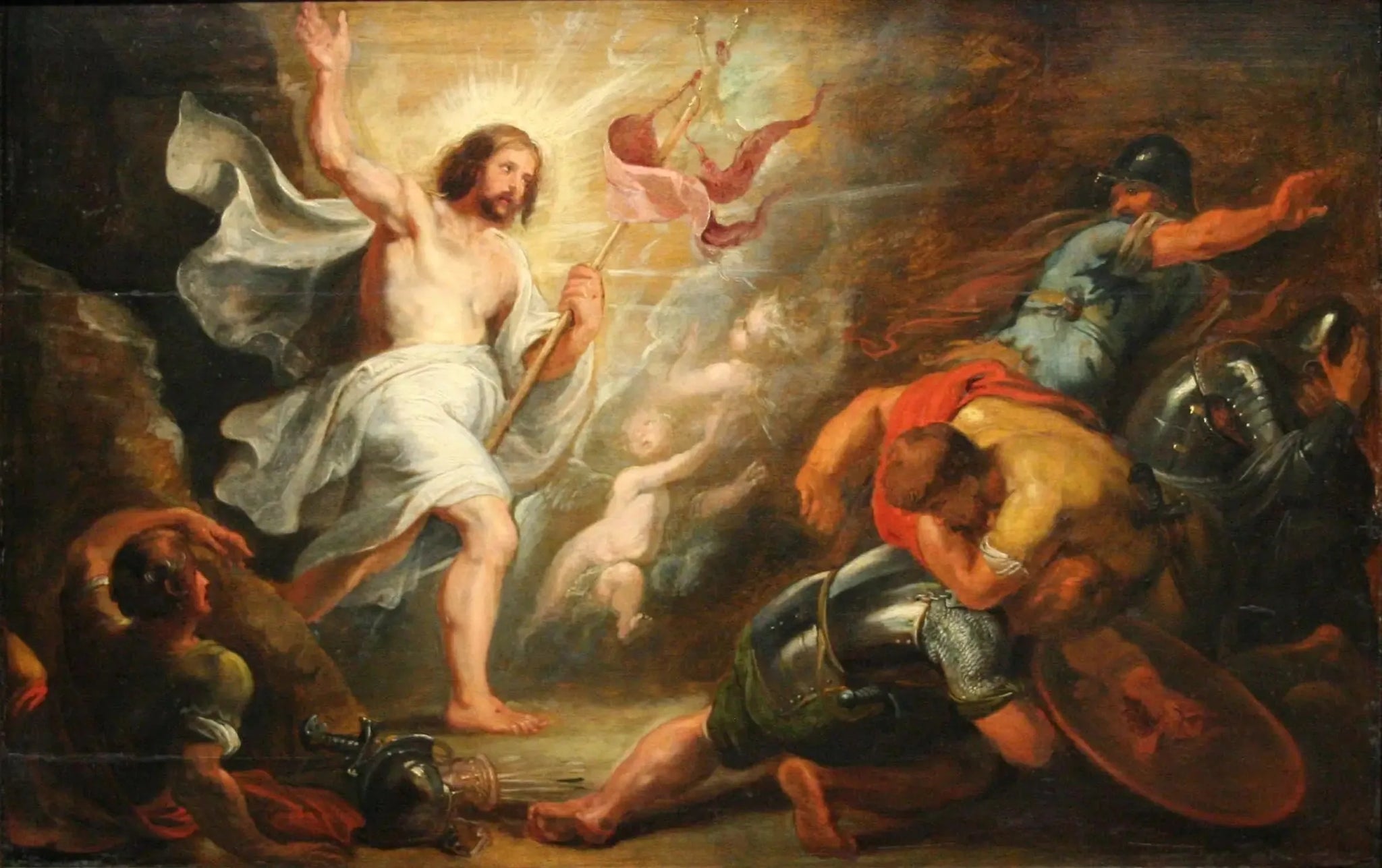 Résurrection du Christ - Peter Paul Rubens image 1 copie de tableau peinte à la main