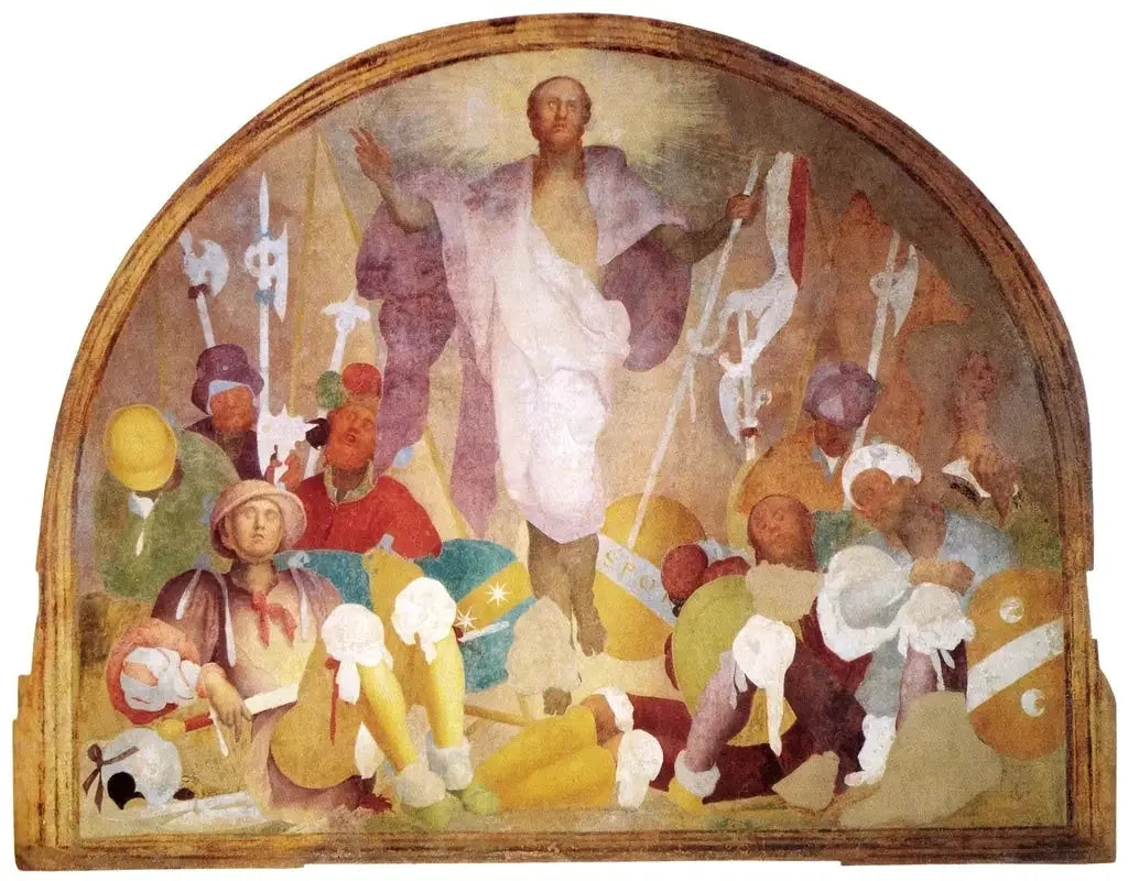 Résurrection du Christ - Pontormo image 1 reproduction de peinture à l’huile