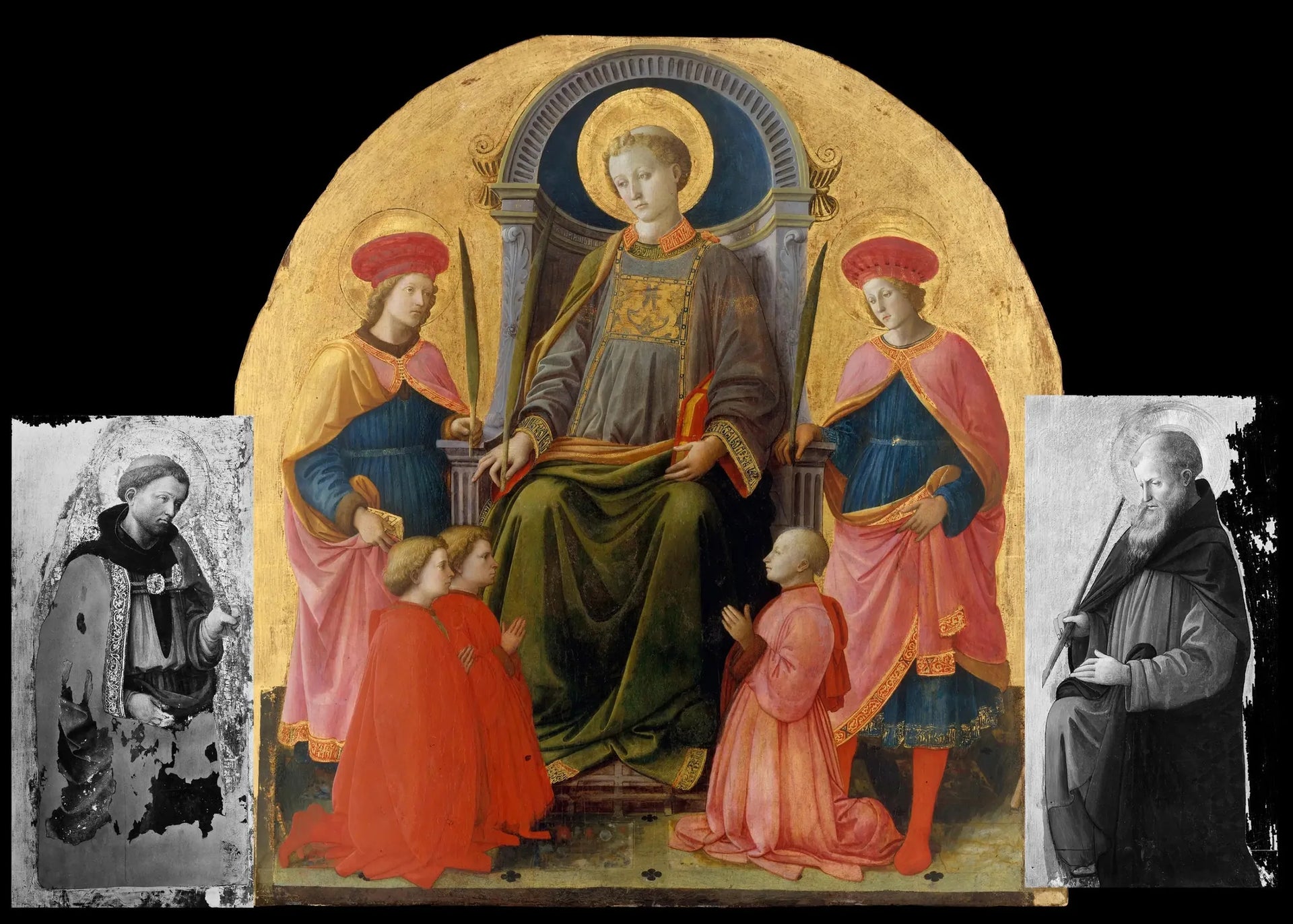 Retable Alessandri - Fra Filippo Lippi image 1 reproduction artisanale de tableau