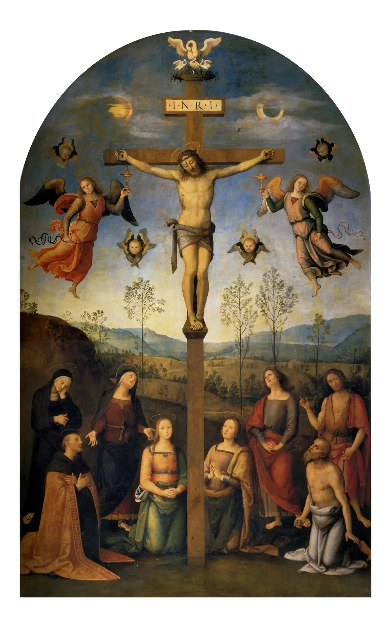 Retable Chigi - Pietro Perugino image 1 copie peinte à la main à l’huile