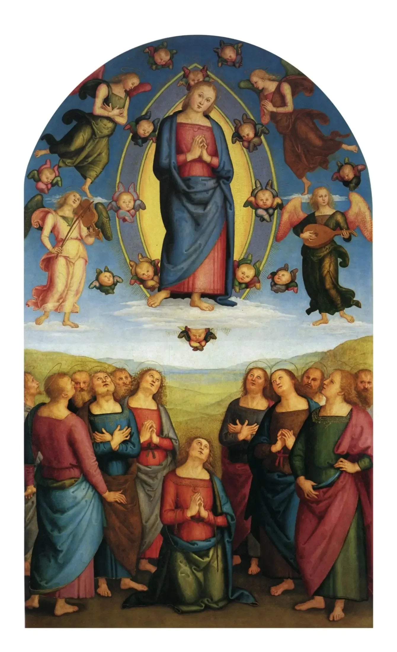 Retable de Corciano - Pietro Perugino image 1 reproduction réalisée par Alpha Reproduction