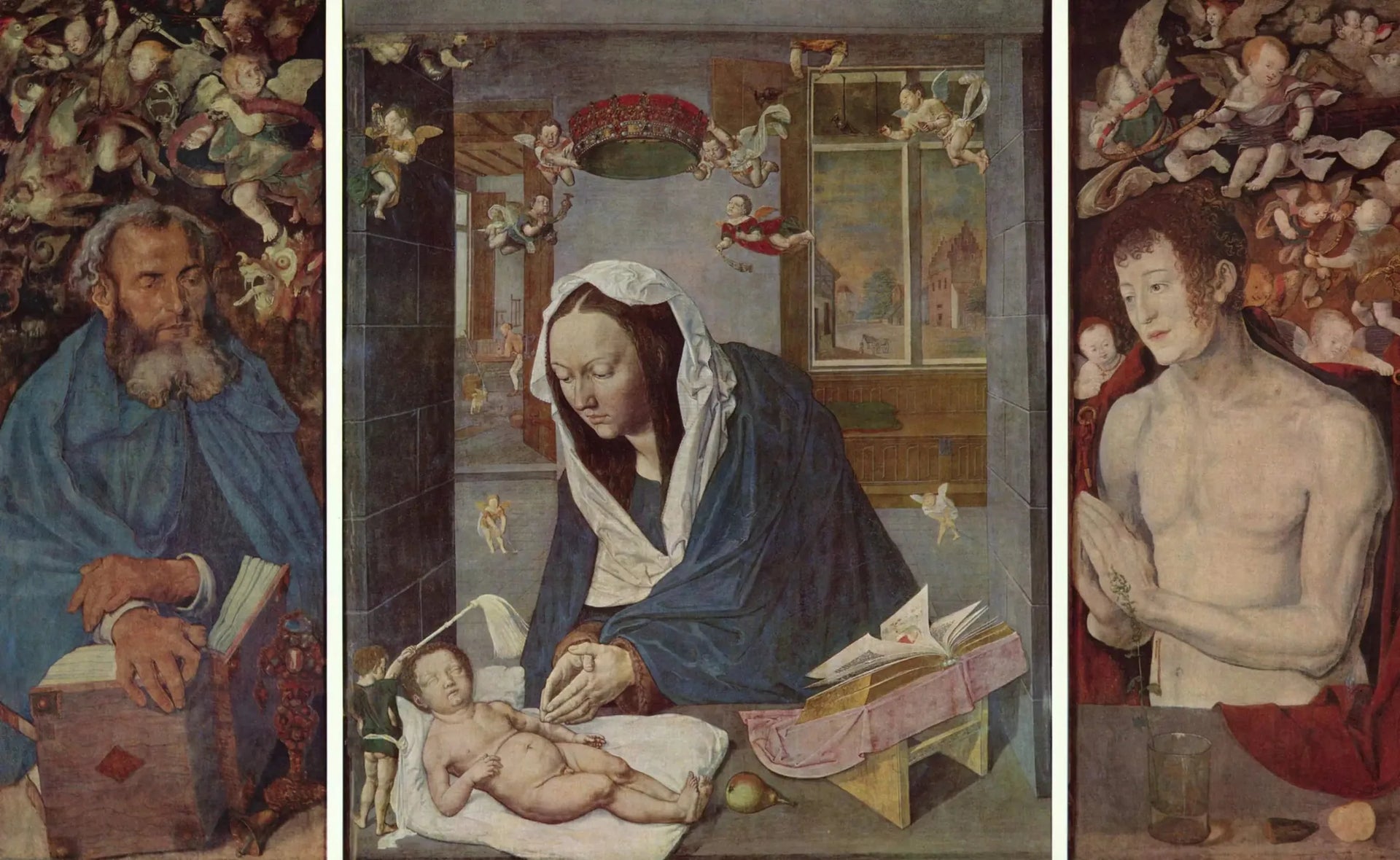 retable de Dresde - Albrecht Dürer image 1 reproduction de peinture à l’huile
