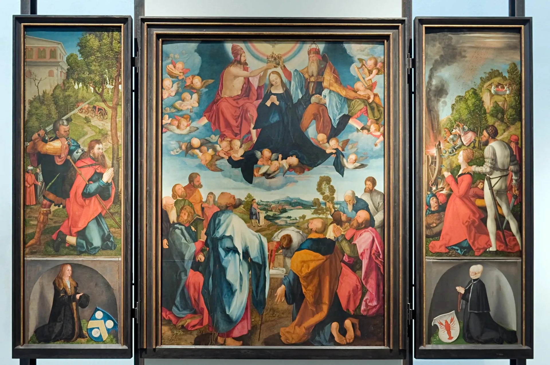retable de Heller - Albrecht Dürer image 1 copie peinte à la main à l’huile