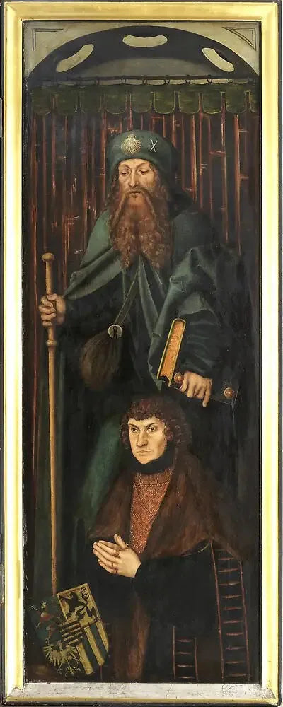 Retable de l'église Sainte-Catherine de Zwickau [aile droite] - Lucas Cranach the Elder image 1 reproduction de peinture à l’huile