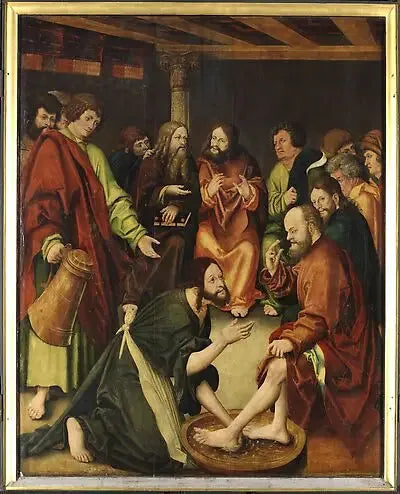 Retable de l'église Sainte-Catherine de Zwickau [panneau central] - Lucas Cranach the Elder image 1 copie peinte à la main à l’huile